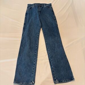 Wrangler Women's Straight Leg Blue Jeans